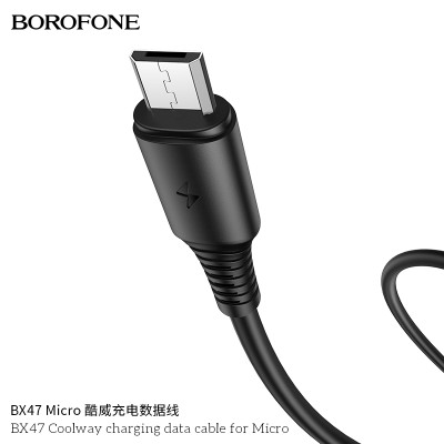 Borofone Bx47 Cable De Datos De Carga Coolway Para Micro