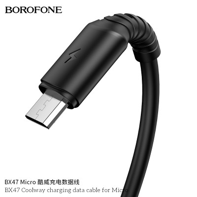 Borofone Bx47 Cable De Datos De Carga Coolway Para Micro