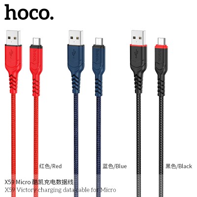 Hoco X59 Cable De Datos De Carga De Victoria Para Micro