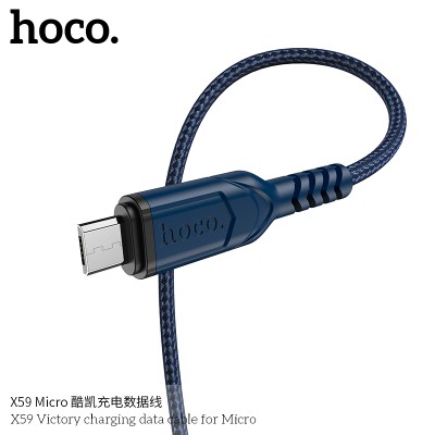 Hoco X59 Cable De Datos De Carga De Victoria Para Micro