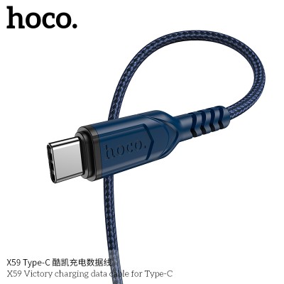 Hoco X59 Cable De Datos De Carga De Victoria Para Tipo-C