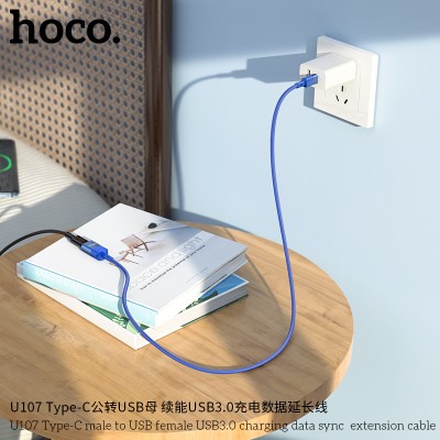 Hoco U107 Cable Alargador Tipo-C Macho A Usb Hembra Usb3.0