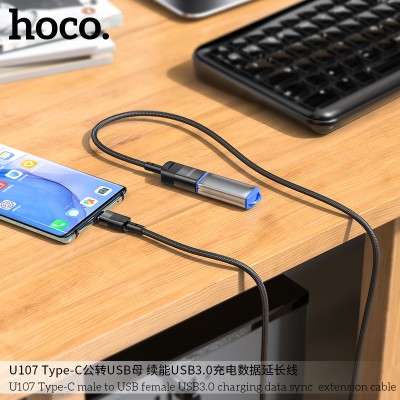 Hoco U107 Cable Alargador Tipo-C Macho A Usb Hembra Usb3.0