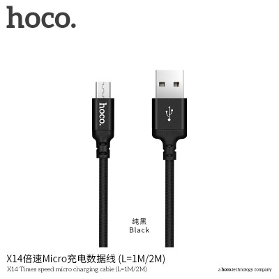 Hoco X14 Cable Micro De Carga Rapida L 1M