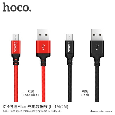 Hoco X14 Cable Micro De Carga Rapida L 1M