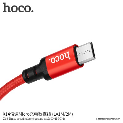 Hoco X14 Cable Micro De Carga Rapida L 1M