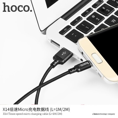 Hoco X14 Cable Micro De Carga Rapida L 1M