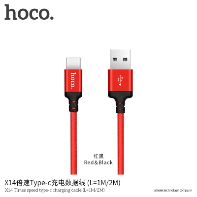 Hoco X14 Cable De Carga Rapida Para Tipo C L 2M