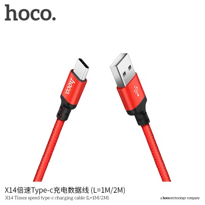 Hoco X14 Cable De Carga Rapida Para Tipo C L 2M