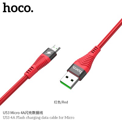 Hoco U53 Cable De Datos De Carga Flash Para Micro