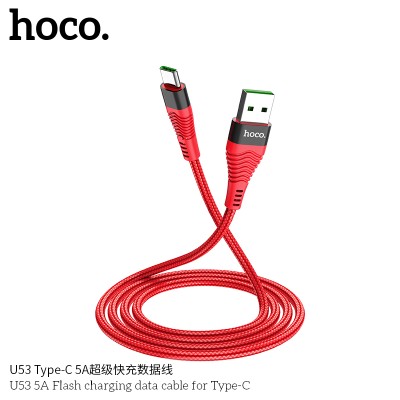 Hoco U53 Cable De Datos De Carga Flash Para Type-C