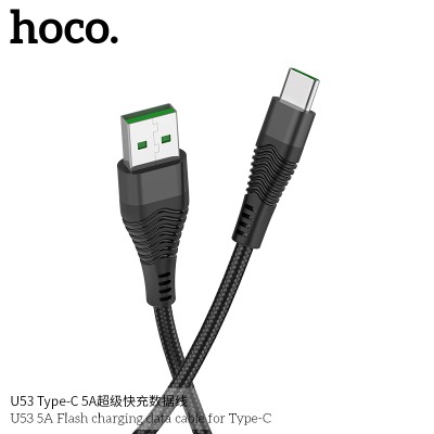 Hoco U53 Cable De Datos De Carga Flash Para Type-C