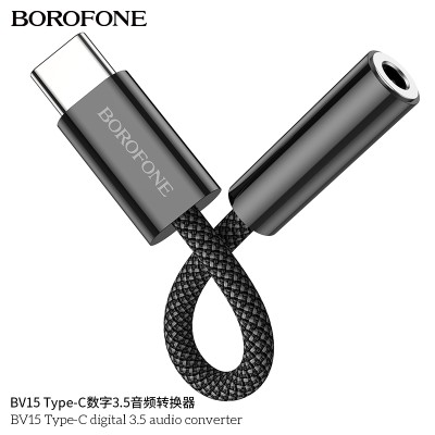 Borofone Bv15 Conversor De Audio Tipo C A Jack De 3,5 Mm