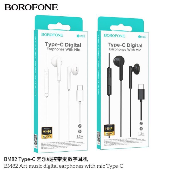 Borofone Bm82 Auriculares Con Microfono Tipo C