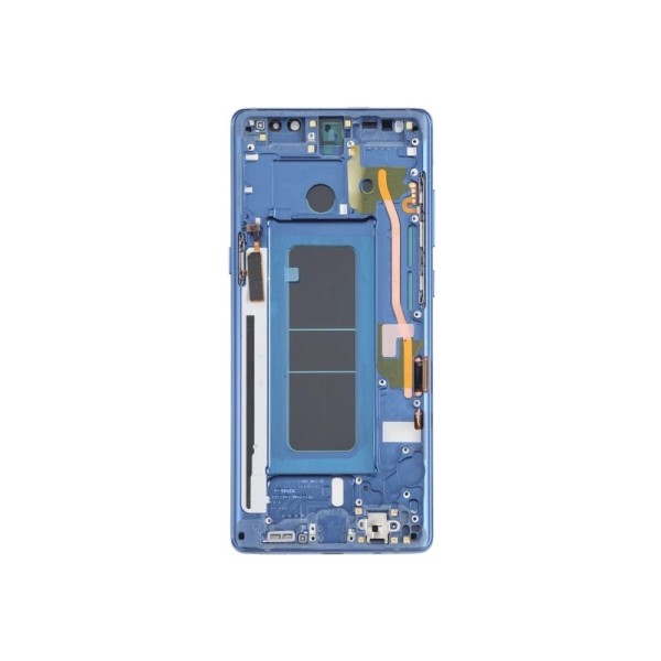 Pantalla Completa Original Servicepack Para Samsung Note 8 N950 Con Marco Azul