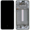 Pantalla Completa ⚫Original⚫ Servicepack Para Samsung A336 A33 5G Con Marco Blanco