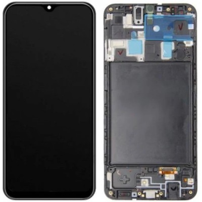 Pantalla Completa Original Servicepack Para Samsung A20 A205 Con Marco