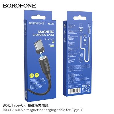 Borofone Bx41 Cable De Carga Magnética Amable Para El Tipo-C