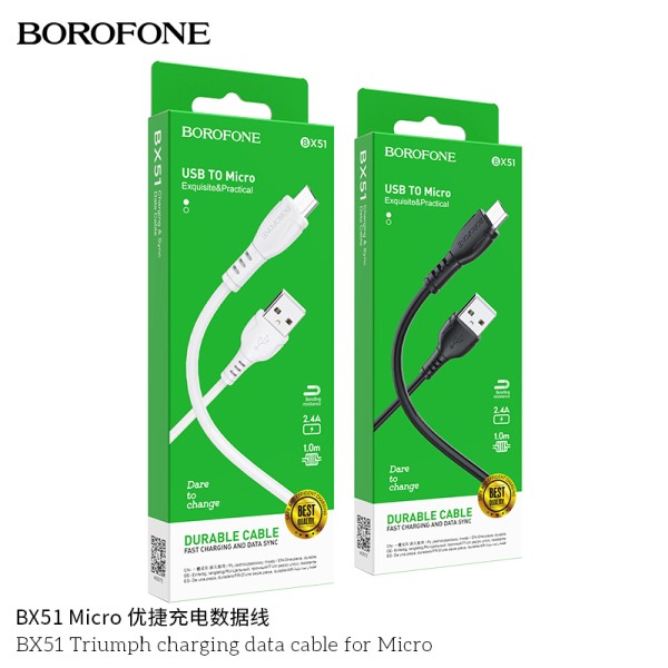 Borofone Bx51 Cable De Carga Para Micro