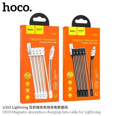 Hoco U103 Cable De Datos De Carga De Absorción Magnética Para Ip