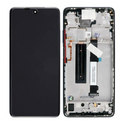 Pantalla Completa Original Servicepack Para Xiaomi Mi 10T Lite 5G Con Marco Negro