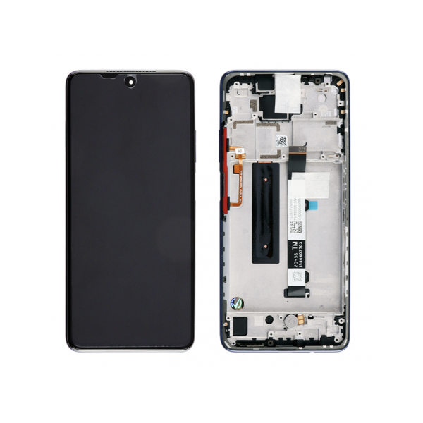 Pantalla Completa Original Servicepack Para Xiaomi Mi 10T Lite 5G Con Marco Azul