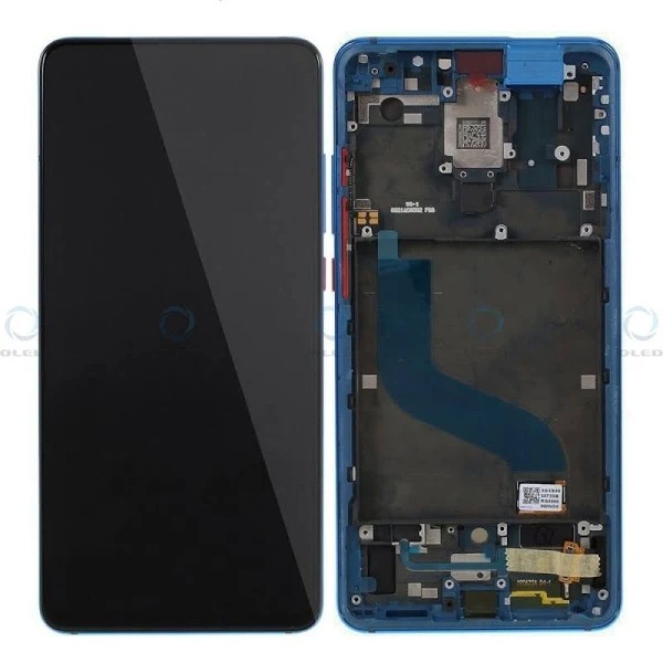 Pantalla Completa Original Servicepack Para Mi 9T Con Marco (,Redmi K20,Mi 9T Pro,Redmi K20 Pro) Azul