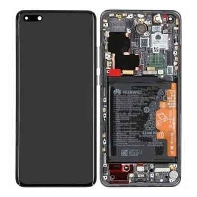 Pantalla Completa Original Servicepack Para Huawei P40 Pro Con Marco Negro