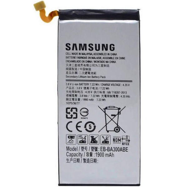 Bateria Para Samsung A3 / A300F 1900Mah -Eb-Ba300Abe