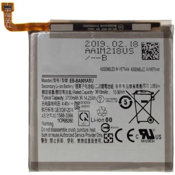 Bateria Para Samsung A80 / A805F / A90 3610Mah -Eb-Ba905Abu