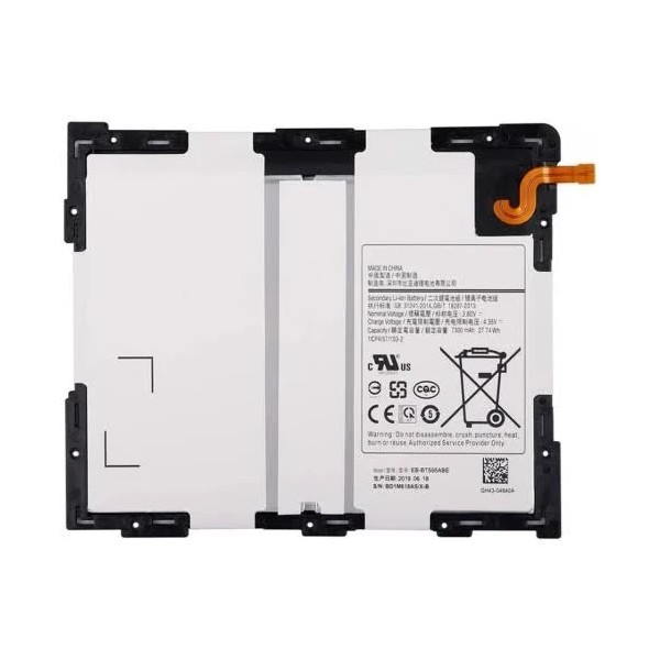 Bateria Para Samsung Tab A 10.5 2018 / T590 / T595 7300Mah -Eb-Bt595Abe