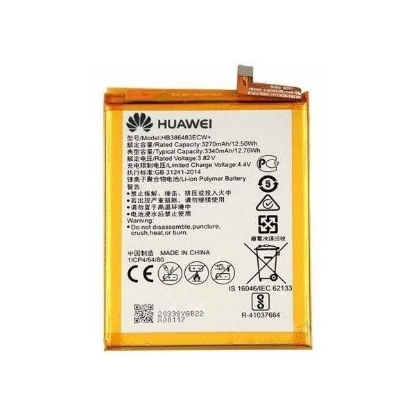 Bateria Para Huawei Honor 6X / Huawei G9 Plus / Nova Plus / Mate 9 Lite 3340Mah -Hb386483Ecw+