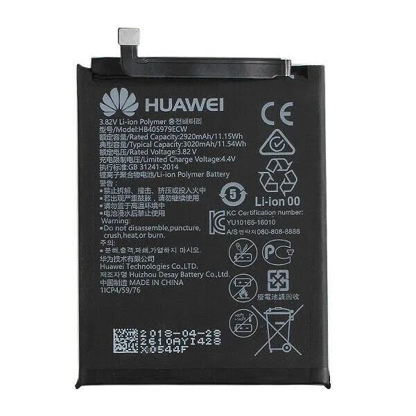 Bateria Para Huawei Nova /Y5 Prime/Y5 2017 / Y6 2017 / Y5 2018 / Y6 2019 Honor 6A/Y5 2019 2920Mah -Hb405979Ecw