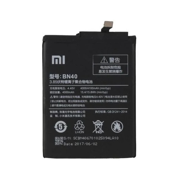 Bateria Para Redmi 4 Pro -Bn40