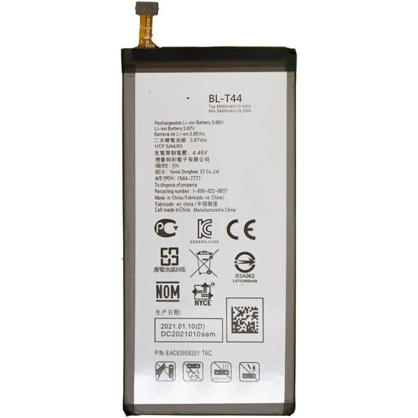 Bateria Para Lg Q60 / X525Eaw /K40S/ Lg K50 / X520Emw 3400Mah -Bl-T44