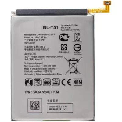 Bateria Para Lg K52 Lmk520 / K62 Lmk525 4000Mah -Bl-T51