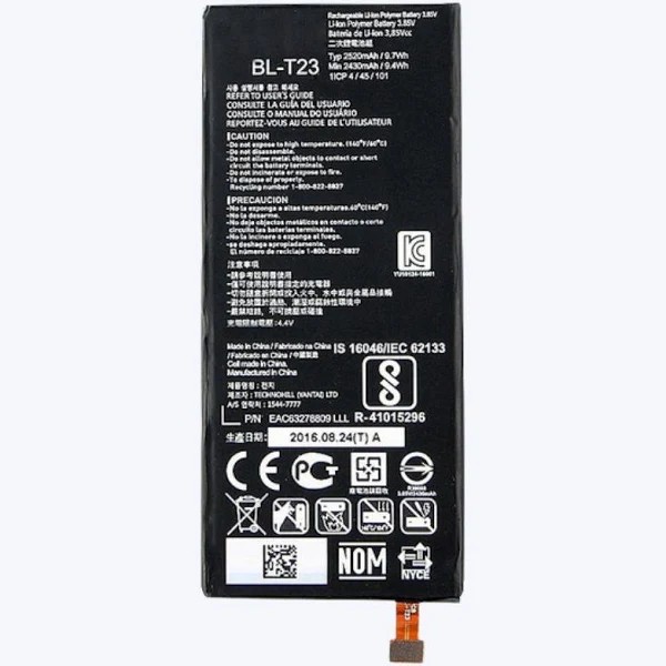 Bateria Para Lg X Cam K580 3800Mah -Bl-T23