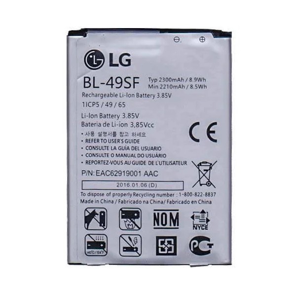 Bateria Para Lg G4S / H735 H515 2210Mah -Bl-49Sf