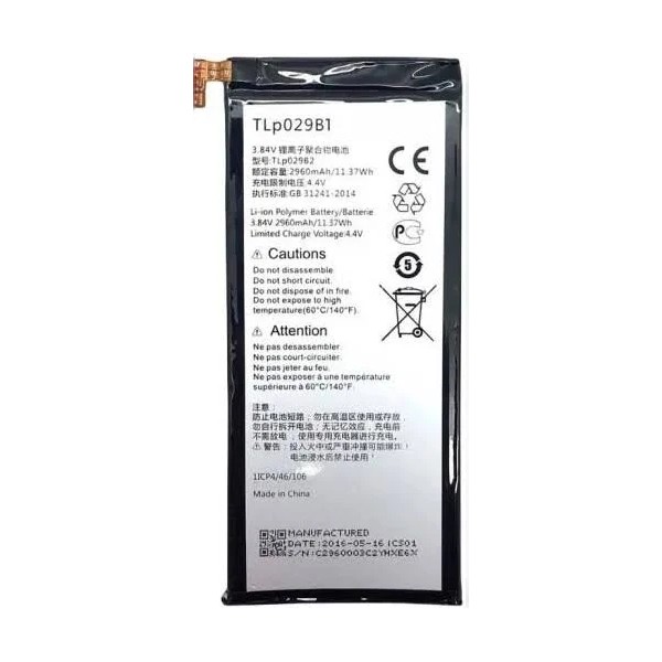 Bateria Para Alcatel Pop 4S / One Touch Pop 4S (Ot-5095) 2960Mah -Tlp029B1