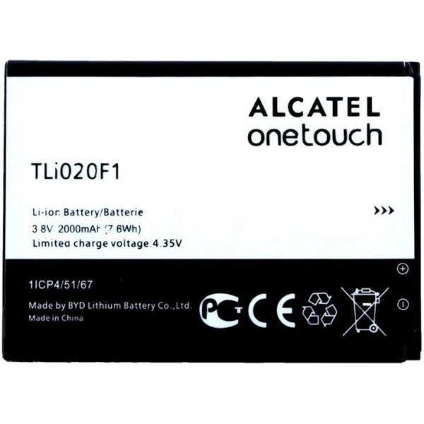 Bateria Para Alcatel One Touch Pop C7 Ot 7041 / Ot 7041D/ 7040X 5054 5010 / U5 -Tli019B2 / Tli019B1/Tli020F1