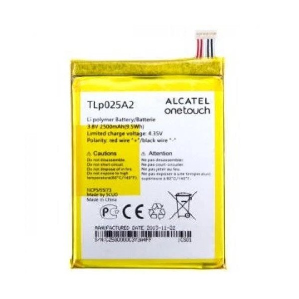 Bateria Para Alcatel One Touch Scribe Easy 8000D 8008D/ Pop C9 7047D/ Vodafone Smart Prime 6 Vf-895N Vfd895N 2500Mah -Tlp025A2