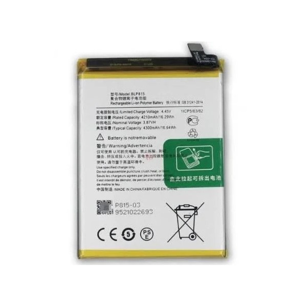 Bateria Para OnePlus Nord N10 5G / 1+ Nord N10 5G De 4300Mah -Blp815