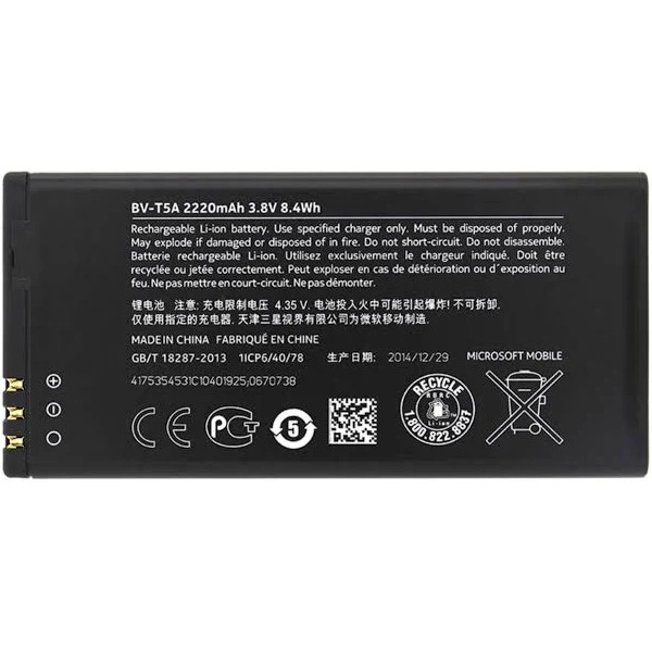 Bateria Para Nokia Microsoft Lumia 550 N550 / Lumia N730 N735 2100Mah -Bl-T5A