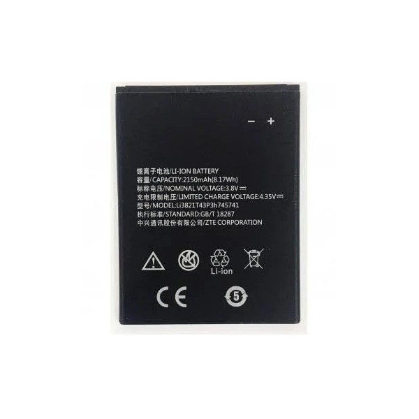 Bateria Para Zte  Blade L5 / Zte Blade L5 Plus 2150Mah -Li3821T43P3H745741