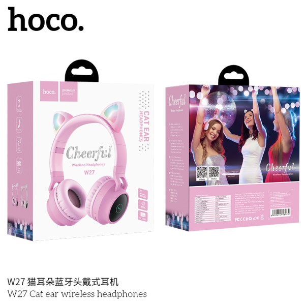 Hoco W27 Auriculares Inalámbricos Para Oídos De Gato