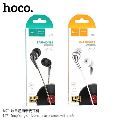 Hoco M71 Auriculares Universales Inspiradores Con Micrófono