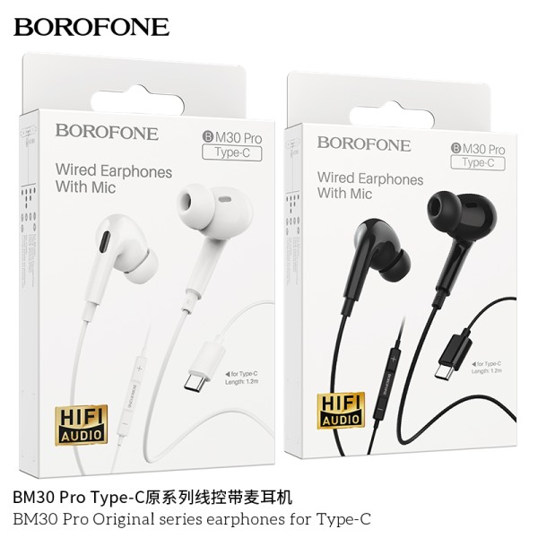 Borofone Bm30 Pro Auriculares Tipo C Con Microfono