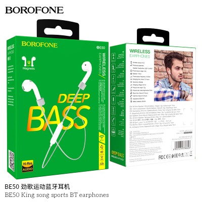 Borofone Be50 Auriculares Inalámbricos Deportivos King Song