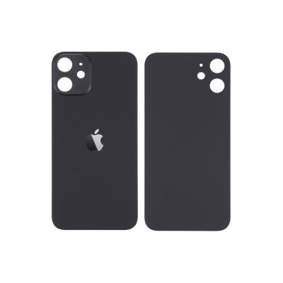 Tapa Trasera Para Iphone 12-Negro