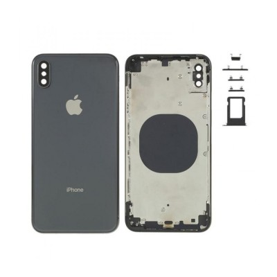 Chasis Con Tapa Trasera Para Iphone Xs Negra